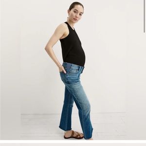 Hatch natural waist crop jeans 27